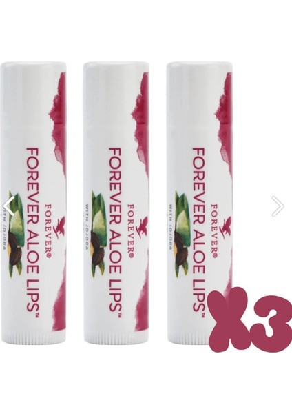 Aloe Lips Dudak Koruyucu 3 Adet
