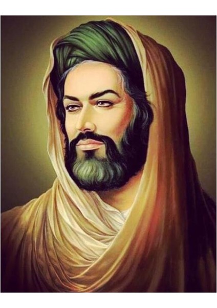 Hz. Ali Sayılarla Boyama Seti Kasnaklı