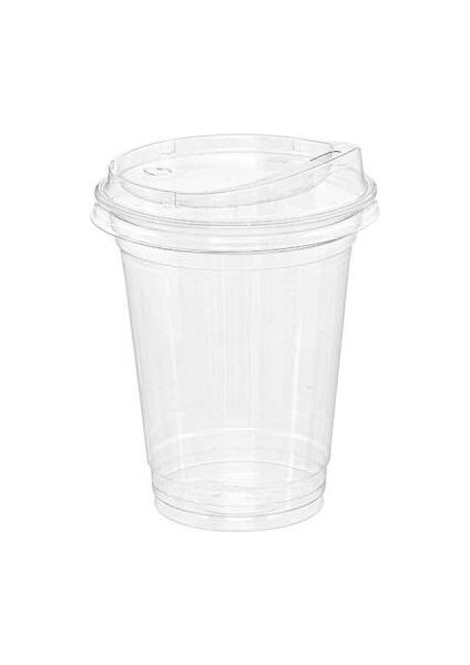 Pet Take Away Emzik Pipetsiz Kapak 12 Oz 100'lü