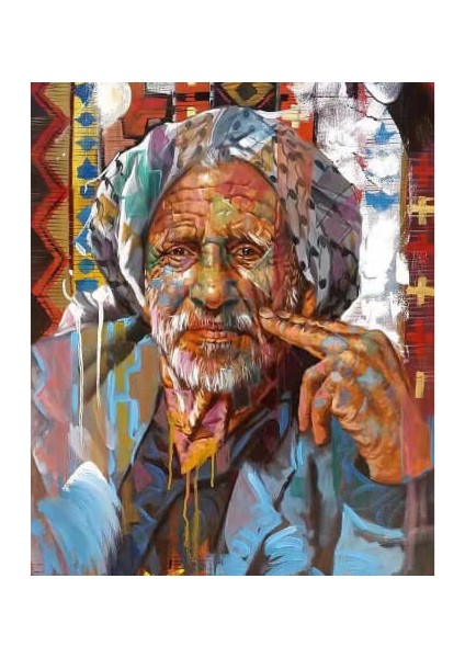 Çınarın Derinliği Sayılarla Boyama Seti Kasnaklı