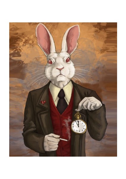 Tavşanın Zerafeti Sayılarla Boyama Seti Kasnaklı