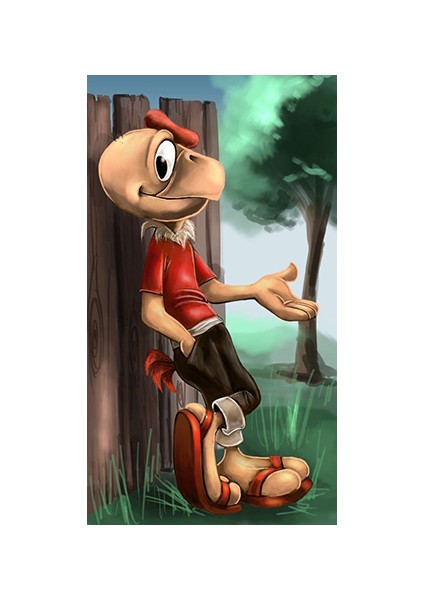 Yakışıklı Tavuk Sayılarla Boyama Seti Kasnaklı