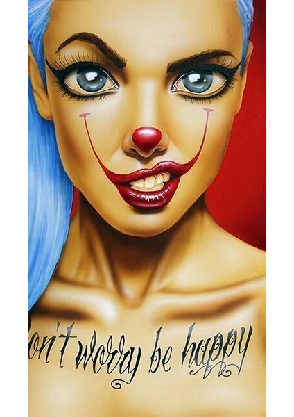 Üzülme Mutlu Ol Sayılarla Boyama Setikasnaklı