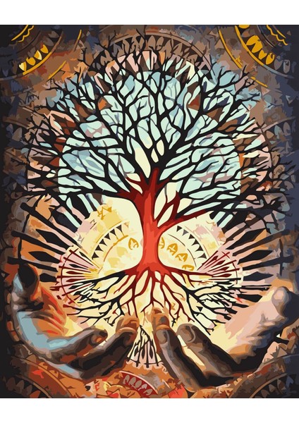 Elimizdeki Yaşam Gücü Sayılarla Boyama Setikasnaklı