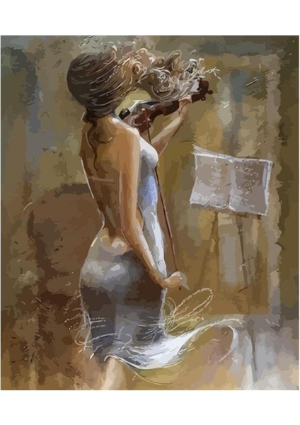 Notanın Esintisi Sayılarla Boyama Seti Kasnaklı