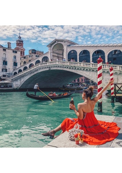 Venedik Güzeli Sayılarla Boyama Seti Kasnaklı