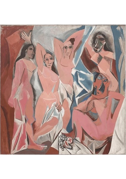 Picasso Avignonlu Kızlar Sayılarla Boyama Seti Kasnaklı