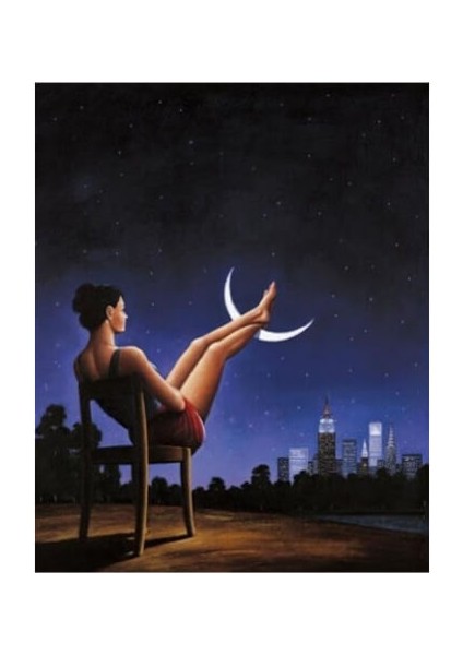 Hilal Keyfi Sayılarla Boyama Seti Kasnaklı