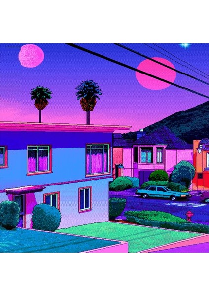 Renkli Gezegendeki Sokak Sayılarla Boyama Seti Kasnaklı