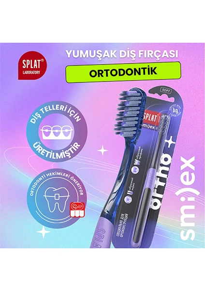 Ortodontik Diş Fırçası Smilex Ortho+ Yumuşak