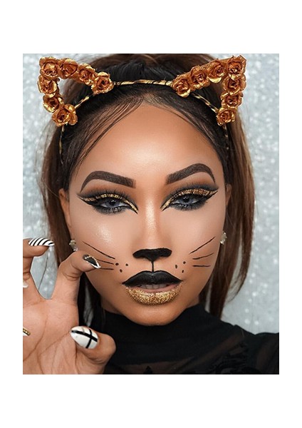 Panter Kız Sayılarla Boyama Seti Kasnaklı