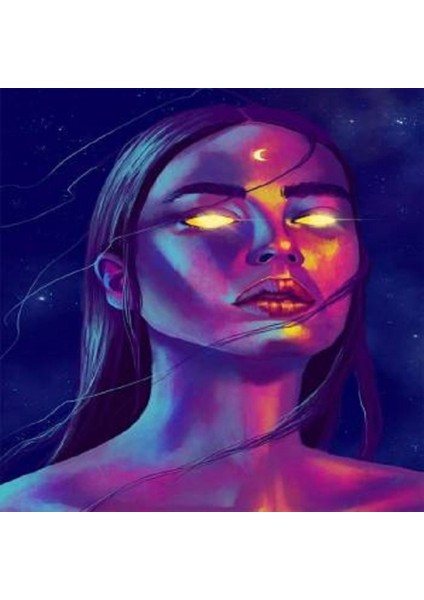 Ay Tanrıçası Sayılarla Boyama Seti Kasnaklı