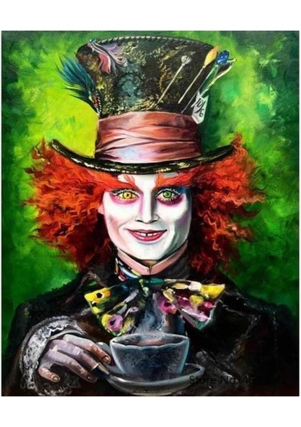 Harikalar Diyarı Sayılarla Boyama Seti Kasnaklı