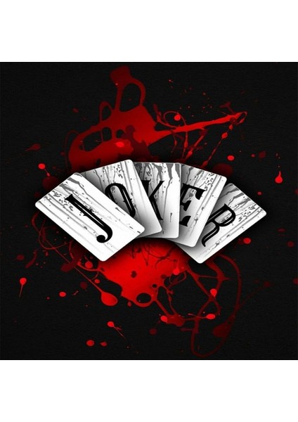 Joker Kartları Sayılarla Boyama Seti Kasnaklı
