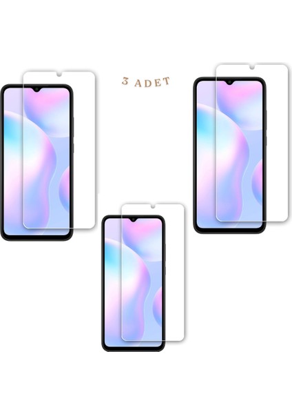 Xiaomi Redmi 14C ile Uyumlu Ekran Koruyucu Şeffaf Temperli Kırılmaz Cam Ekran Koruyucu 3 Adet