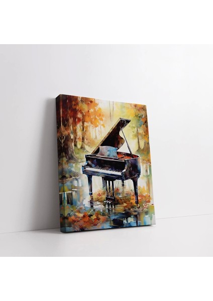 Piyanonun Yalnız Melodisi Kanvas Tablo fiyatları