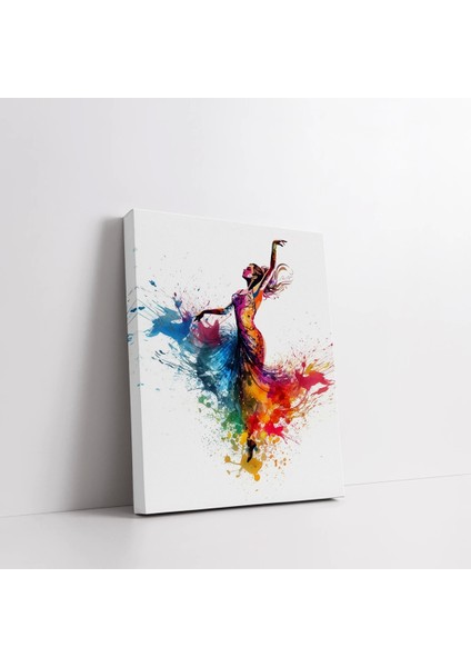 Renkli Bale Kanvas Tablo modelleri