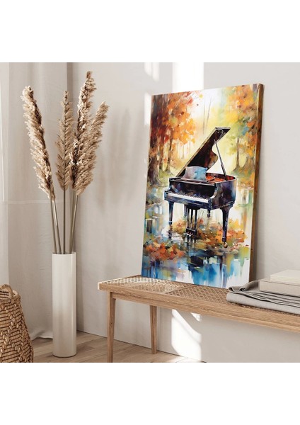 Piyanonun Yalnız Melodisi Kanvas Tablo modelleri