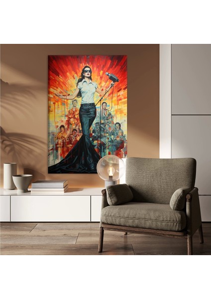 Sahne Işıltısı Kanvas Tablo