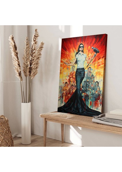 Sahne Işıltısı Kanvas Tablo fiyatları