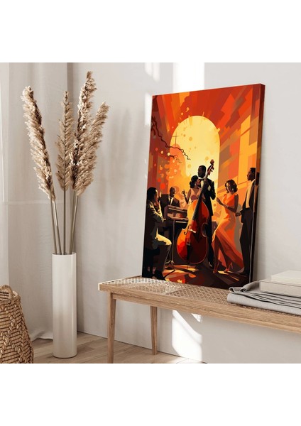 Jazz Gecesi Kanvas Tablo fiyatları