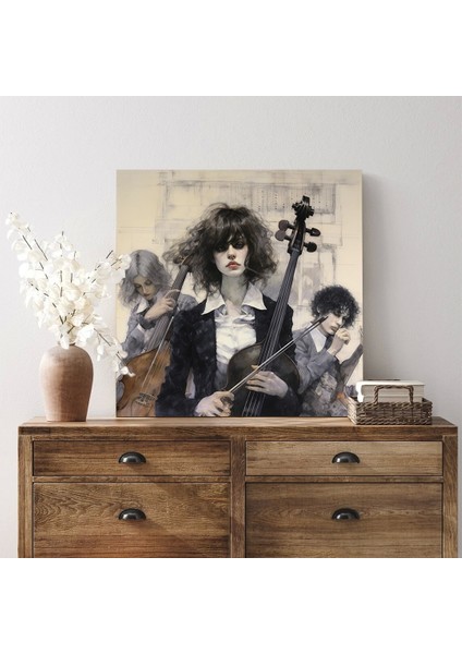 Dağılan Orkestra Kanvas Tablo fiyatları