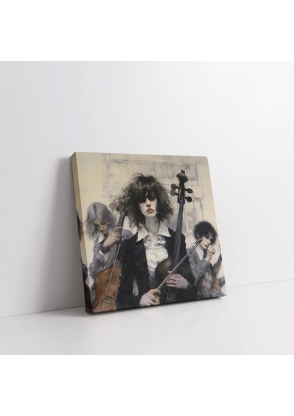 Dağılan Orkestra Kanvas Tablo modelleri