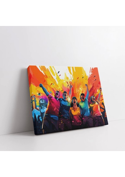 Müziğin Rengi Kanvas Tablo modelleri