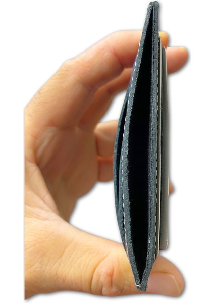 Süper Slim Deri Kartlık, Para Cepli Unisex, Ince, Kadın Erkek Kredi Kartlık Cüzdan fiyatları