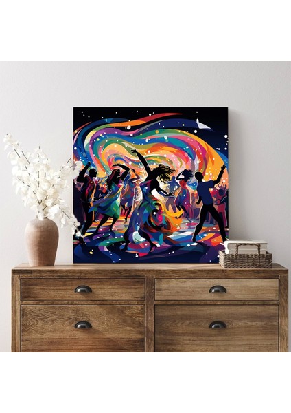 Kozmik Dans Kanvas Tablo fiyatları