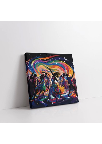 Kozmik Dans Kanvas Tablo modelleri