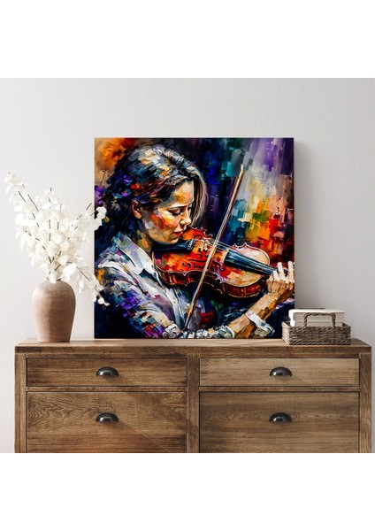 Viyolinin Şiiri Kanvas Tablo fiyatları