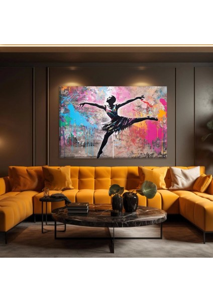 Müzikal Hareket Kanvas Tablo