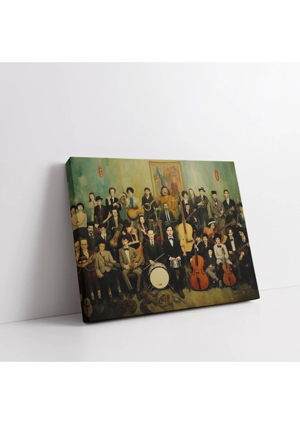 Etnik Çalgılar Orkestrası Kanvas Tablo modelleri