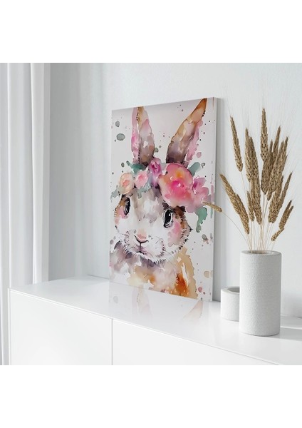 Sevimli Tavşan Kanvas Tablo modelleri