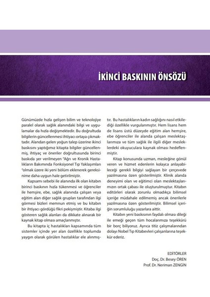 Iç Hastalıkları ve Kadın Sağlığı Genişletilmiş ve Güncellenmiş 2. Baskı