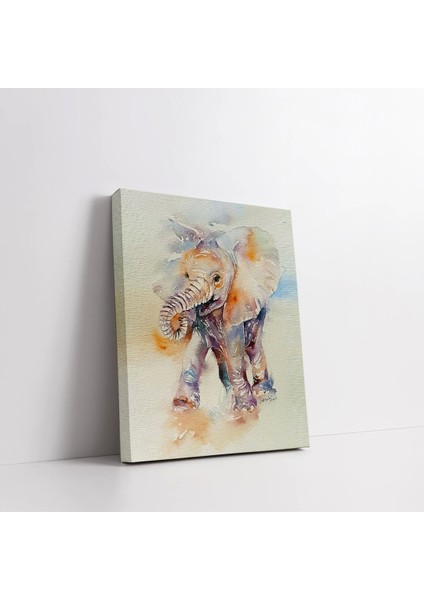 Neşeli Yavru Fil Kanvas Tablo fiyatları