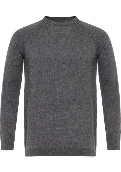 Füme Bisiklet Yaka Slim Fit Triko Kazak indirimleri