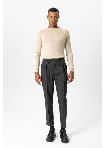 Taş Bisiklet Yaka Slim Fit Triko Kazak fiyatları