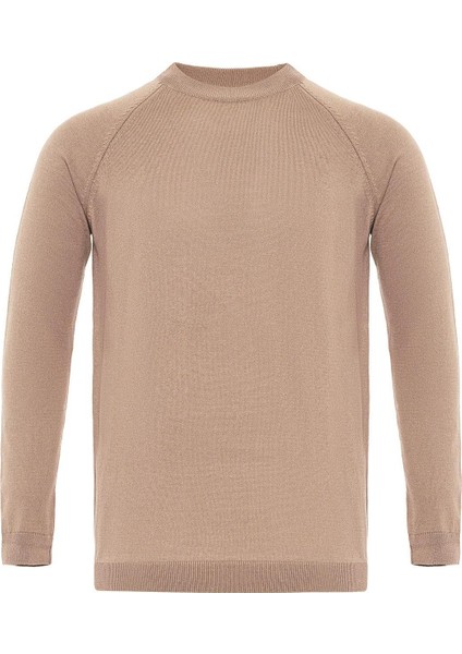 Vizon Bisiklet Yaka Slim Fit Triko Kazak indirimleri