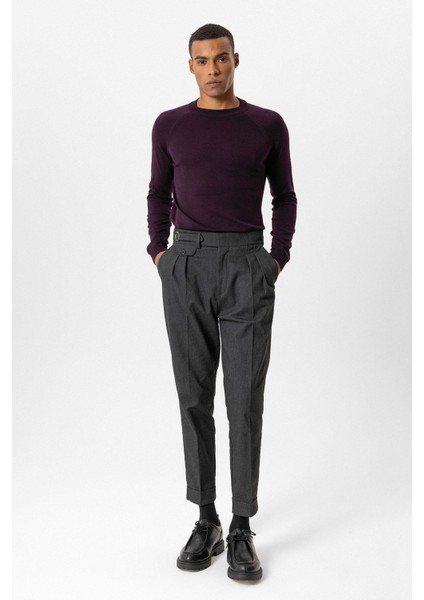 Mürdüm Bisiklet Yaka Slim Fit Triko Kazak modelleri