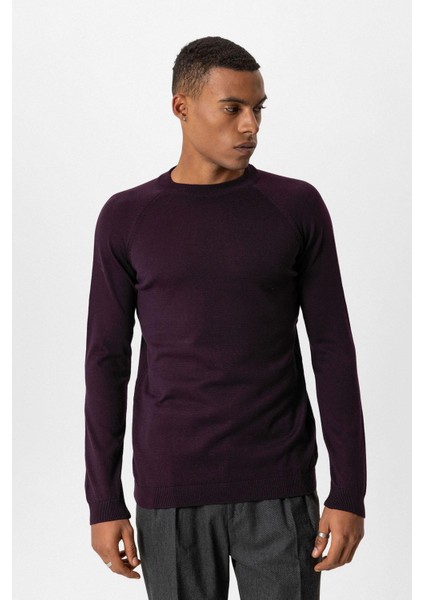 Mürdüm Bisiklet Yaka Slim Fit Triko Kazak fırsatları