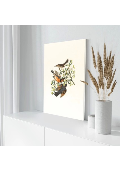 Daldaki Serçe Kanvas Tablo modelleri