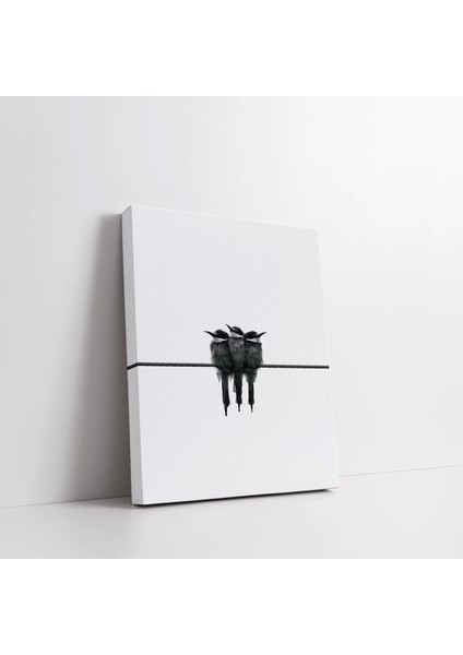 Sevimli Kuşlar Kanvas Tablo fiyatları