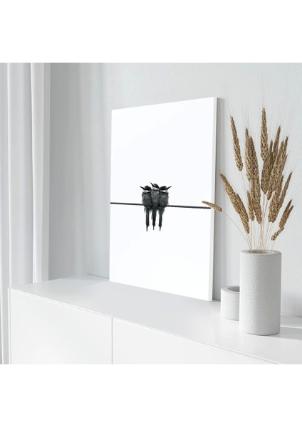 Sevimli Kuşlar Kanvas Tablo modelleri