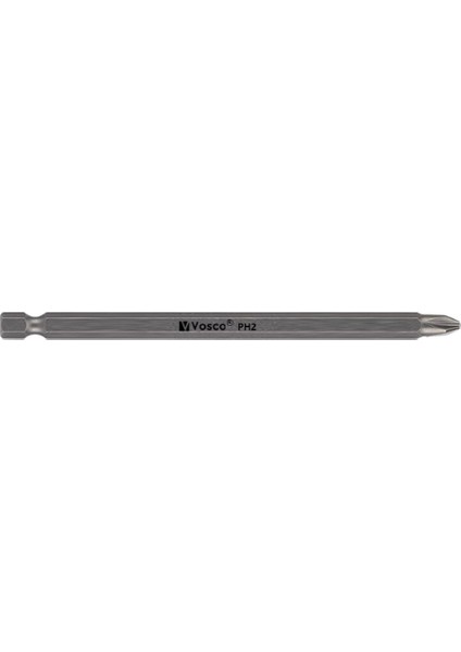 Bits Uç Matkap Ucu Tornavida Ucu Vidalama Ucu PH2-200 mm - 1 Adet