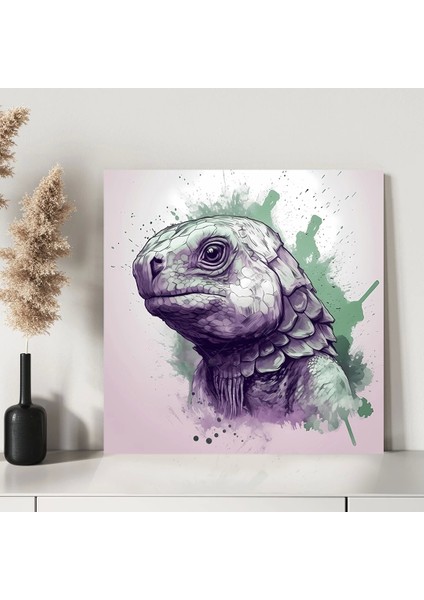 Yeşil Kaplumbağa Kanvas Tablo modelleri
