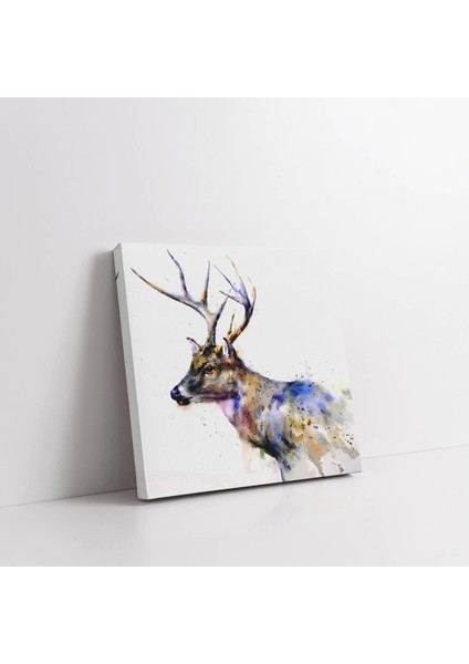 Geyikli Büküm Kanvas Tablo fiyatları