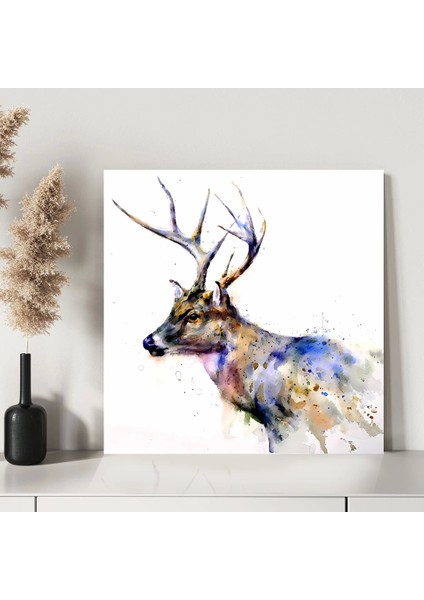 Geyikli Büküm Kanvas Tablo modelleri