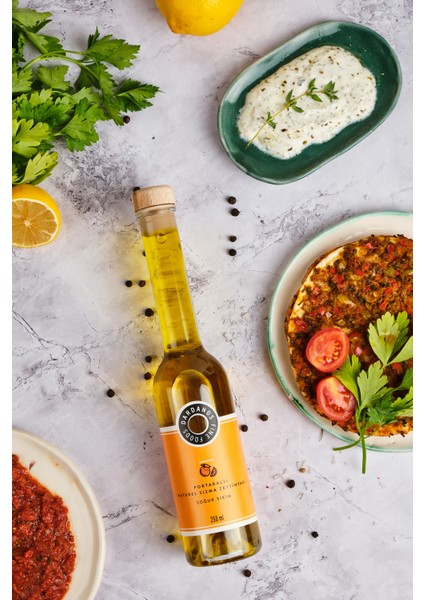 Portakallı Naturel Sızma Zeytinyağı 250 ml Hediyelik Kutusunda